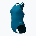 Dámske jednodielne plavky Speedo Racer Zip with Built in Swim Bra dark teal 8