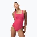 Dámske jednodielne plavky Speedo Flex Band with Swim Bra raspbery fill/vermilion/punch
