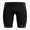 Pánske plavecké jammery Speedo Duo Logo Print Mid Jammer black/coral sands/neon violet 5
