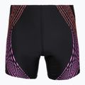 Pánske plavecké jammery Speedo Duo Logo Print Mid Jammer black/coral sands/neon violet