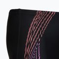 Pánske plavecké jammery Speedo Duo Logo Print Mid Jammer black/coral sands/neon violet 4