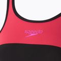 Speedo dámske jednodielne plavky High Neck Splice Cross Back malpberry výplň 3