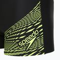 Speedo Medley Logo Aquashort pánske plavecké boxerky čierna/hyper yellow 3