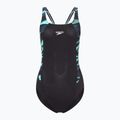 Dámske jednodielne plavky Speedo HyperBoom Splice Muscleback dark teal