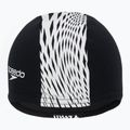 Plavecká čiapka Speedo Boom Endurance+ black/white boho diamonds