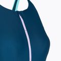 Dámske jednodielne plavky Speedo Zip Colorblock dark teal 3