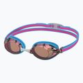 Speedo Vanquisher 3.0 Mirror detské plavecké okuliare picton blue/vermillion/gold mirror