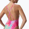Dámske jednodielne plavky Speedo Flu3nte Printed Convertible coral sands 9