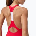 Dámske jednodielne plavky Speedo Colourblock Racerback high risk red 4