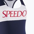 Dámske jednodielne plavky Speedo Colourblock Racerback peacoat 3