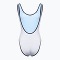 Dámske jednodielne plavky Speedo Solid Bound Scoop white 2