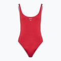 Dámske jednodielne plavky Speedo Solid Bound Scoop high risk red