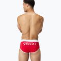 Pánske plavky Speedo Jetstream Retro Logo Brief high risk red 3