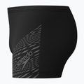 Pánske plavecké boxerky Speedo Medley Logo Aquashort black/usa charcoal 4