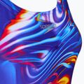 Dámske jednodielne plavky Speedo Placement Digital Powerback molten blend/cobalt pop 3