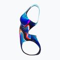 Dámske jednodielne plavky Speedo Allover Digital Leaderback lava blur/speedo black 4