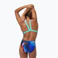 Dámske jednodielne plavky Speedo Allover Digital Leaderback lava blur/speedo black 5