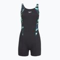 Dámske jednodielne plavky Speedo HyperBoom Splice Legsuit dark teal