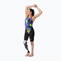 Dámske jednodielne plavky Speedo Fastskin LZR Pure Valor 2.0 Openback Kneeskin black/molten blur 2
