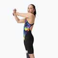 Dámske jednodielne plavky Speedo Fastskin LZR Pure Valor 2.0 Openback Kneeskin black/molten blur 4