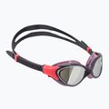 Dámske plavecké okuliare Speedo Biofuse 2.0 Mirror vintage fog / steel / silver mirror