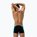 Pánske plavky boxerky Speedo Endurance+ MAX Splice Aquashort black/turquoise gem 3