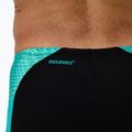 Pánske plavky boxerky Speedo Endurance+ MAX Splice Aquashort black/turquoise gem 7