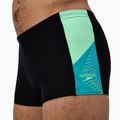 Pánske plavky boxerky Speedo Dive Aquashort black/turquoise gem 6