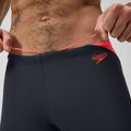 Pánske plavky boxerky Speedo Hyper Boom Splice grey lead/neon coral 6
