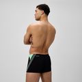 Pánske plavky boxerky Speedo Hyper Boom Splice black/alfalfa green 3