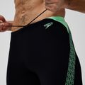 Pánske plavky Speedo Hyper Boom Splice black/alfalfa green 6