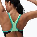Dámske jednodielne plavky Speedo Placement Laneback turquoise gem 6