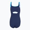 Dámske jednodielne plavky Speedo Shaping Contour Eclipse Printed turquoise gem 2