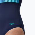 Dámske jednodielne plavky Speedo Shaping Contour Eclipse Printed turquoise gem 6