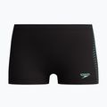 Detské plavecké boxerky Speedo Plastisol Placement Aquashort black/alfalfa green