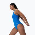 Dámske jednodielne plavky Speedo Racer Zip with Built in Swim Bra lagoon blue 4