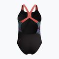 Detské jednodielne plavky Speedo Digital Placement Powerback neon coral 2