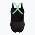 Detské jednodielne plavky Speedo Allover Pwerbackback black/alfalfa green 2