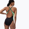 Dámske jednodielne plavky Speedo High Neck Splice Cross Back turquoise gem 3