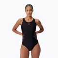 Dámske jednodielne plavky Speedo Placement Muscleback anthracite