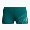 Detské plavecké boxerky Speedo Medley Logo Aquashort deep emerald/alfalfa green