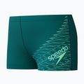 Detské plavecké boxerky Speedo Medley Logo Aquashort deep emerald/alfalfa green 3