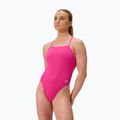 Dámske jednodielne plavky Speedo FL Solid V-Back flare pink