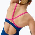 Dámske jednodielne plavky Speedo FL Solid Flyback 2.0 aegean denim/flare pink 5