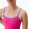 Dámske jednodielne plavky Speedo FL Solid Tri Back flare pink/indigo glow 4