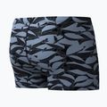Pánske plavecké boxerky Speedo Print Beachstar Square Leg Anthracite/Coin Grey 7