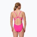 Dámske jednodielne plavky Speedo Solid Web punchy pink 2