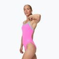 Dámske jednodielne plavky Speedo FL Solid V-Back 2.0 neon flamingo 3