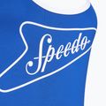 Dámske jednodielne plavky Speedo Solid Bound Scoop Turkish Sea/Bright White 3