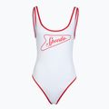 Dámske jednodielne plavky Speedo Solid Bound Scoop high risk red/bright white